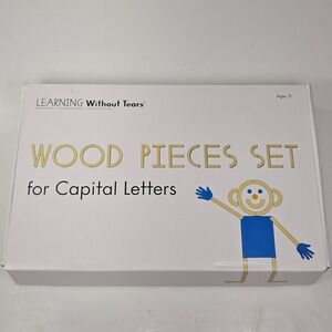 Learning‎ Without Tears Wood Pieces Set for Capital Letters LWT4886 PreK-5 WP